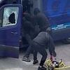 Masked robbers use ultra powerful hydraulic clamp called 'jaws of life' to prise safe out of G4S security van and steal cash in brazen raid