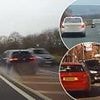 Britain's worst drivers: Moment motorists leave other road users inches from death as they run red lights, mount pavements and perform dangerous overtakes in shocking dashcam videos