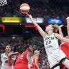 Clark has triple-double to lead Fever past Sky 93-58 as tempers flare after hard foul in 3rd quarter