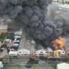Firefighters tackling huge blaze at factory involving 20 tonnes of tyres