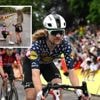 Prachtige beelden: Quinn Simmons vraagt vriendin ten huwelijk op Champs-Élysées na finish Tour