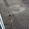 Confused toddler wanders city streets in diaper after mother abandoned her at home to go and party