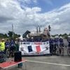 À Cantenay-Épinard, Il y avait du beau monde pour voir passer le Tour