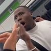 Revealed: Vile train passenger who threatened women saying 'I'll kill you' is former teen football star about to become father for first time
