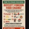 Les appels aux boycotts des produits américains se multiplient en Inde
