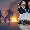 ROBERT HARDMAN: Rocks, petrol bombs and cries of Allahu Akbar - and proof Starmer's new deal to stop the small boats is already doomed