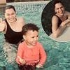 Jessie J looks incredible in a black swimsuit following mastectomy as she swims with son Sky, 2, during sun-soaked getaway - after revealing cancer battle left her feeling 'robbed of time' with her family