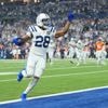 Spencer Shrader converts from 45 yards after penalty on 60-yard miss and Colts beat Broncos 29-28