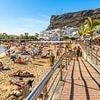 Horror as woman's dismembered body appears on Gran Canaria beach after she told friend she was going to a party on holiday island - as cops arrest bar owner
