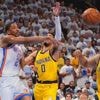 Pacers' Haliburton plays through lower leg injury in Game 5 loss to Thunder in NBA Finals