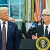 Friedensangebot an Trump?: Apple legt mit 100-Milliarden-Dollar-Investition nach
