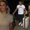 Molly-Mae Hague and Tommy Fury land back at Manchester Airport following lavish Dubai getaway after confirming they've rekindled their romance