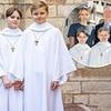 Prince Jacques and Princess Gabriella of Monaco celebrate first Holy Communion attended by proud parents Prince Albert and Princess Charlene