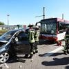 Fünf Autos ineinander geschoben: Busunfall sorgt für Massenkarambolage