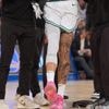 Jayson Tatum carried off floor with right leg injury and Celtics star will have MRI