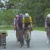 Van Aert en medevluchters geraken niet weg, peloton zorgt voor de hergroepering