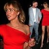 Olivia Attwood slips into a sexy red dress as she enjoys wild night out with pals after a 'challenging' six months with husband Bradley Dack - following growing concerns for their marriage