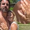 Emily Atack is engaged! Actress reveals boyfriend Alistair Garner popped the question as she debuts dazzling diamond ring in loved up snap - a year after welcoming son Barney