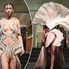 Nearly naked looks and MASSIVE ruffles... See the most outlandish designs from Stockholm Fashion Week