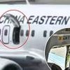 Shocking moment plane passenger opens emergency exit door because he 'wanted to get some fresh air'