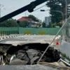 How a sinkhole revived a debate about migrant workers' rights in Singapore