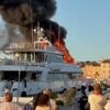 Une vaste opération de dépollution en cours à Saint-Tropez après l’incendie d’un superyacht