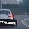 Thug is filmed killing his dog by dragging it behind his car at 50mph for several miles - before online vigilantes track him down in Belgium and burn down his house in 'attempted murder'