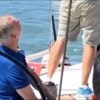 KIJK. Spaanse koning ontsnapt aan drama wanneer giek van zeilboot hem op een haar na mist