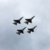 Fighter jets scrambled to Trump's New Jersey golf course as president's trip interrupted by SEVEN rogue aircraft