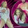 Jennifer Lopez, 55, shocks as she simulates X-rated sex positions with muscular dancers during VERY raunchy performance in Tenerife