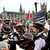 Former Guantanamo Bay detainee Moazzam Begg among 200 arrested in police crackdown on Palestine Action supporters at Parliament Square