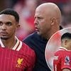 Arne Slot reveals his 'hope' for Trent Alexander-Arnold ahead of his Liverpool farewell - after outgoing star cut a lonely figure in loss at Brighton
