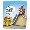 Le dessin de Chaunu : l’arrivée du Tour de France à Montmartre