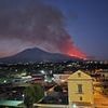 Wildfires hit Mount Vesuvius: Huge flames break out around volcano as deadly blazes sweep through Europe amid scorching heatwave