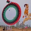 Photos of an international kite festival in Sri Lanka