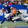 Rookie QB Jaxson Dart stars in his home preseason debut as the Giants beat the Jets 31-12