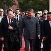 Trump goes scorched earth on Putin, Xi Jinping and Kim Jong Un for 'conspiring against America' as world despots unite to unveil chilling new weapon at China's military parade