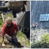 Protest en hongerstaking op rotswand van Dinant voorbij: man keert na drie dagen terug naar huis