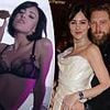 Eliza Cummings is pregnant! Agent Provocateur model and Nat Rothschild's ex reveals she's expecting her second child with celebrity photographer husband 18 years her senior