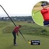 Legendary European golfer Sergio Garcia SNAPS club in anger during final round of The Open - with little-known rule set to add to his frustration