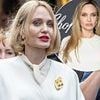 Angelina Jolie debuts striking blonde bob as she's seen filming Scandi drama Anxious People for the first time in London alongside son Maddox, 24