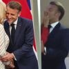 Na de ‘tik’ die wereld rondging: de Macrons knuffelen nare geruchten weg
