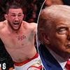 Merab Dvalishvili chokes Sean O'Malley in front of Donald Trump at UFC 316 before jumping over octagon for chat with president in New Jersey