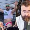 Jason Kelce reveals brutal bet that forced him to wear Speedos at Eagles charity event... and get a bikini wax