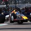 Verstappen moet poleposition aan Piastri laten op Imola, zware crash Tsunoda