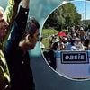 Oasis fans are ALREADY queuing for first of five sold-out Heaton Park reunion gigs after Noel and Liam Gallagher touched down on home soil