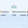 Dagprogramma EK | Duitsland en Zweden kunnen kwartfinales ruiken