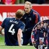 Man United defender Matthijs de Ligt suffers injury in build-up to Brentford goal as play continues despite his struggles