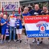 Rangers-supporters amuseren zich in hartje Brugge, Club roept fans op om in blauw-zwarte kleren naar stadion te komen