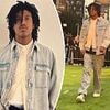 Nepo baby son of top model and Grammy Award-winning singer struts his stuff in NYC fashion show